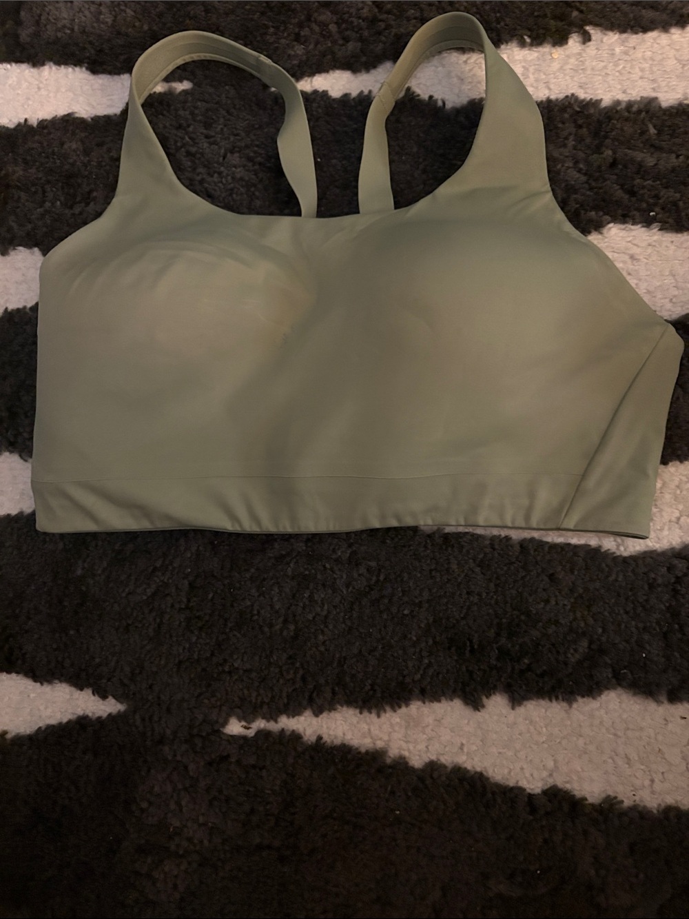 Athleta Olive Green Medium Coverage Sports Bra